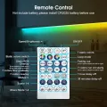 Auoyo WS2812b LED String Light Christmas Lights Intelligent APP Control Magic Decoration Racing Lighting Belt Wall Decoration Indoor Outdoor Strip Fairy Lights for Garden Christmas Party Holiday Decoration. 