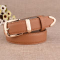 Alloy Buckle Women Belts PU Leather Wild Female Waist Belts Brown Black White Red Girls Pants Jeans Fashion Belt. 