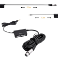 For Smartphone DSLR Cameras Camcorders LINKFLEX AD1 Microphone Preamp Amplifier XLR to 3.5mm Audio Adapter. 