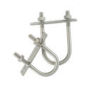 U Bolt M6 M8 304 Stainless Steel Fillet U-Clip With Baffle Nut Combination U-Shaped Buckle Bolt U-Shaped Screw U Clamp. 