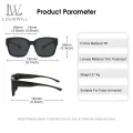 LouisWill Sunglasses Foldable Myopia Glasses Cover TAC Polarized Sunglasses  Folding Fit Over Glasses Men Women UV400 Wear Over Glasses Anti-Glare Cover Over Sun Glasses for Outdoor Travel Driving. 