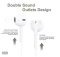 Wired Earphones with Mic – 3.5mm | Universal for iPhone, Samsung, Oppo | A+ Audio Quality | SL STORY earphone with mic, 3.5mm headset, wired headphones, universal earphones, iphone earphones, samsung headset, SL STORY, original quality earphone. 