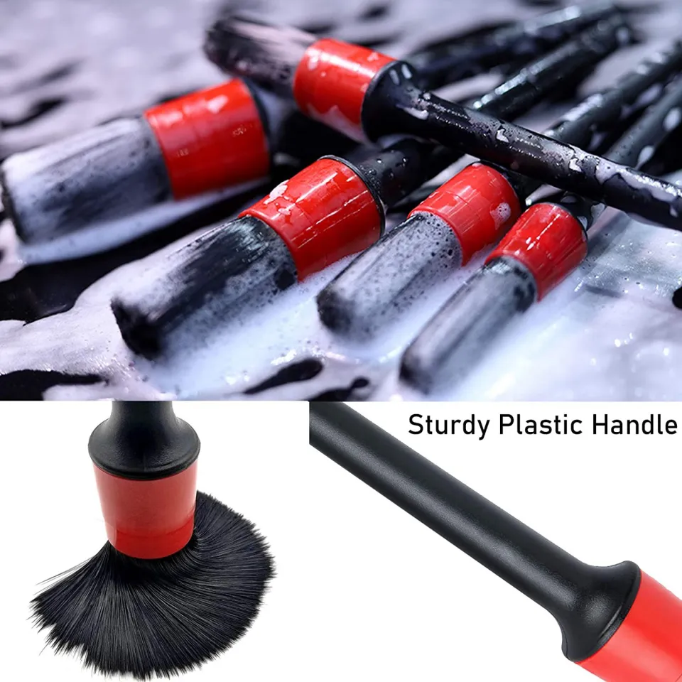 9PCS Car Detailing Brush Set Duster Interior Wheel Valet Pro Cleaning Kit P 41541283