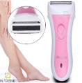 Geemy Rechargeable Lady Shaver Gm-3073 | Underarms Bikini | Pubic Hair Removal | Silent Trimming | Rechargeable | Electric Shaver | Body Hair Trimmer For Women | Hair Removal Machine For Men And Women. 