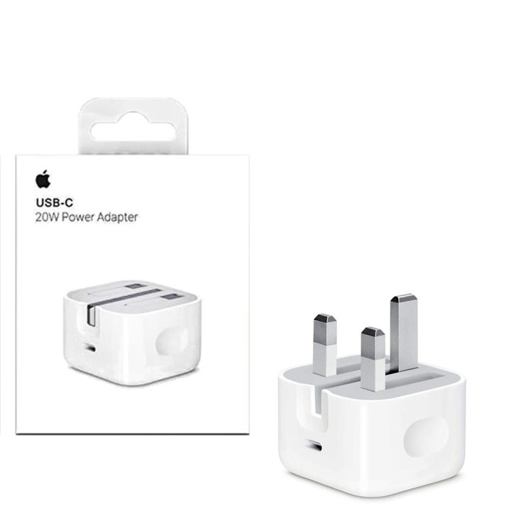 Apple 20W USB-C Power Adapter - iPhone Charger with Fast Charging Capability, Type C Wall Charger