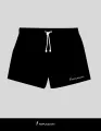 Dragon Unisex Modern Ladys  and Men Casual sports Running short - Black. 