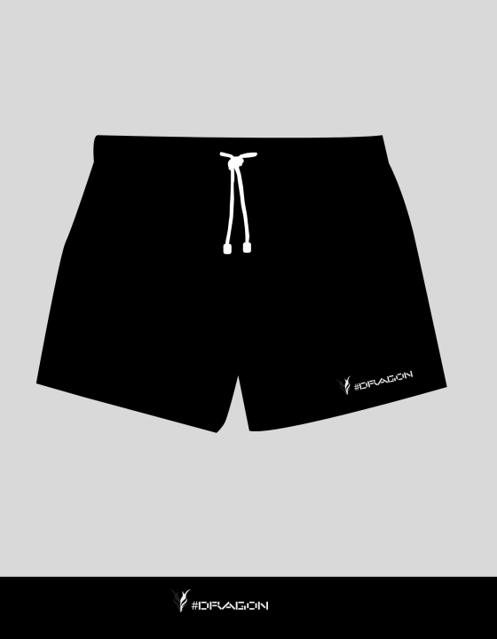 Dragon%20Unisex%20Modern%20Ladys%20%20and%20Men%20Casual%20sports%20Running%20short%20-%20Black%20-%20Image%202