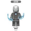 8PCS/set Legoed Building Blocks Super Heroes Bricks Iron Man Tony Stark Mark 24 Mark 25 Mark 31 Figures Toys Gift For Children X0253. 