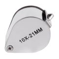 Jewellers Jewelry Loupe Magnifier Eye Magnifying Glass 10x 21mm. 