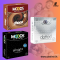 MOODS ALL NIGHT DELAY CONDOMS MOODS DOTTED CONDOMS MOODS CHOCOLATE FLAVOURED CONDOMS 9Pcs. 