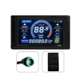 24-72V E-Bike LCD-S966 Colorful Display Control Panel with NFC Function Electric Bicycle Accessories. 