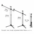 Professional Mic Stand Microphone Stand Tripod Floor Stand Adjustable Microphone Double Clip Mic Stand Holder Stage Microphone Stand. 