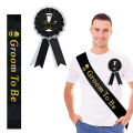 Bride To Be Sash White Veil With Comb Badge Wedding Bridal Shower Decoration Bachelorette Party Hen Night Supplies Groom To Be. 