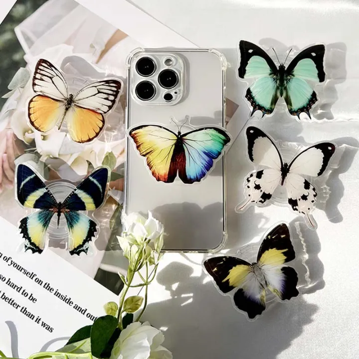 NEW%20Bionic%20Butterfly%20Phone%20Holder%203D%20Effect%20socket%20Folding%20Grip%20Tok%20Transparent%20handle%20insect%20phone%20Stande%20-%20Image%203