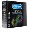 Durex Condoms Performa Extended Pleasure 3'S, Lubricant For Climax Delay Longer Lasting Pleasure. 