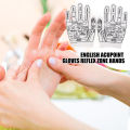 1Set Gloves Hand Reflexology Acupoint Acupressure Tools Glove Hands Reusable Mittens Household Spa Point Exfoliator Textured. 