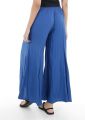 Women’s Ladies Plain Palazzo Trouser Long Pant. 