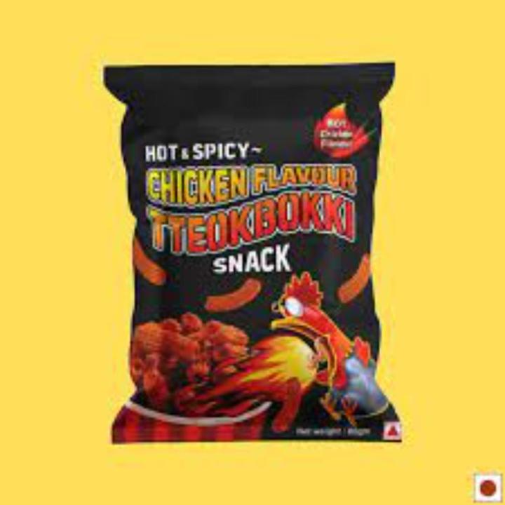 Tteokbokki Hot & Spicy Chicken Flavour Snack 80g