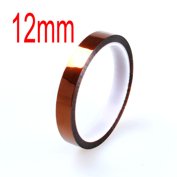 12mm%203d%20Printer%20Parts%20High%20Temperature%20Resistant%20Heat%20Bga%20Kapton%20Tape%20Polyimide%20Insulating%20Thermal%20Insulation%20Adhesive%20Tape%20-%20Image%202