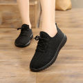 Fashion Casual Walking Breathable Non-Slip Soft Sole Pointed Toe Sneakers For Women. 