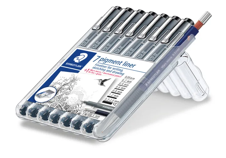 STAEDTLER® 308 SB8P PIGMENT liner 8 set