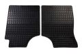 Alto Mat carpet for Maruti Suzuki Alto (Set of 4pieces, Black, Made with natural Rubber), Full coverage. 