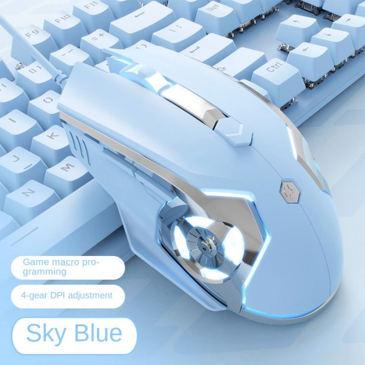 (Ajazz)%20AJ120%20Blue%20White%20Gaming%20Mouse%20for%20Esports%20Gaming%20-%20Image%202