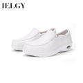 IELGY Cushion nurse shoes white slope with non-slip casual shoes white shoes. 