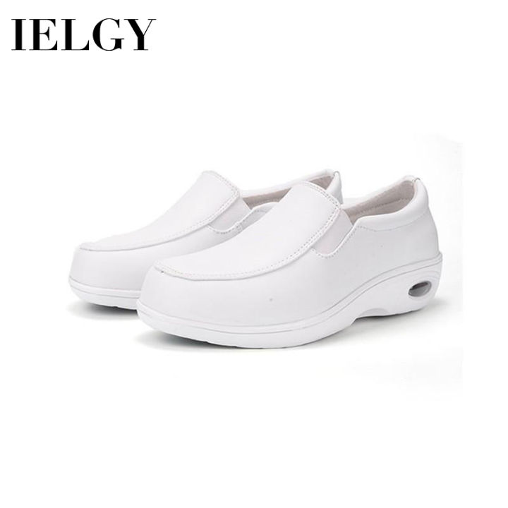 IELGY Cushion nurse shoes white slope with non-slip casual shoes white shoes