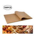 100Pcs Parchment Paper Sheets Unbleached Non-Stick Air Fryer Bread Cookie Baking Paper. 