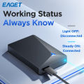 Eaget Portable External Hard Drive 1TB 5TB HDD 2.5 inch 5Gbps External Hard Disk Memory Compatible for PC Mac Desktop MacBook. 
