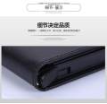 RFID Wallet Ridge US Metal Money Clip Thin Credit Card Case RFID Blocking Card Holder Simple Leather Wallet for Men and Women. 
