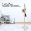 Modern Wooden Living Room Bedroom Floor Hanger Household Practical Coat Hat Rack Storage Holders. 