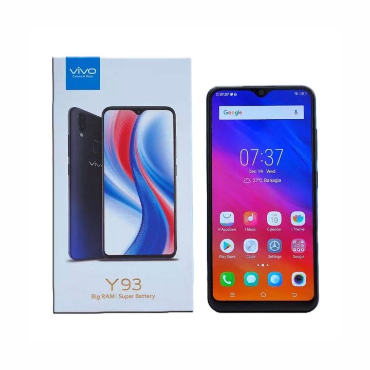 Vivo Y93 MediaTek - Seal Pack (6GB RAM + 128GB ROM 6.22 Inch 13MP Dual Camera LTE) Original Smart Phones