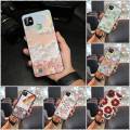 TPU Protective Phone Case For infinix X612/Smart HD 2021 Back Cover Oil Painting flower Waterproof Cute Phone Pouch. 