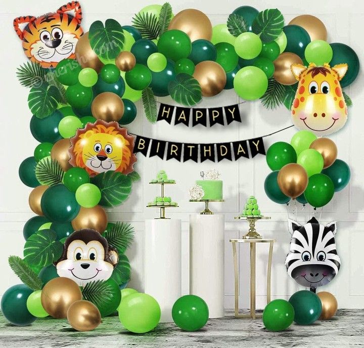 Birthday decoration set ( jungle theme)
