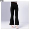 Children's Pants Dance Pants Practice Boys And Girls Slim Cotton Latin Dance Jazz Dance Black Bell Bottom Trousers. 