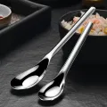 Stainless Steel Thickening Spoon Creative Long Handle Hotel Hot Pot Spoon Soup Ladle Home Kitchen Essential Tools. 