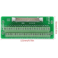 5X IDC40P 40Pin Connector Strip Breakout Board Terminal Block Plug PLC Interface with Bracket, for PLC, DIN Rail Mount. 