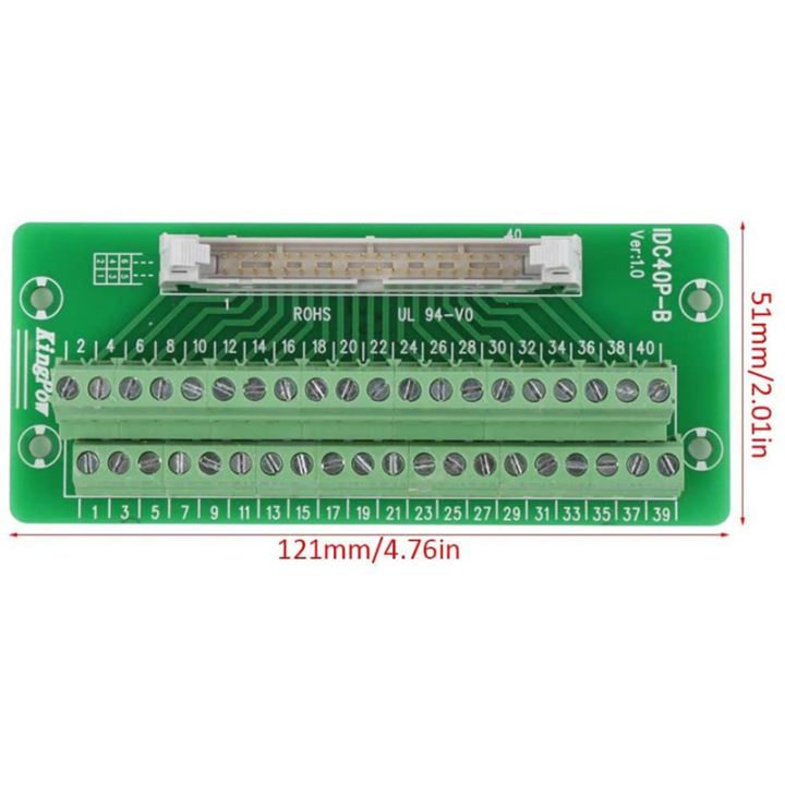 5X%20IDC40P%2040Pin%20Connector%20Strip%20Breakout%20Board%20Terminal%20Block%20Plug%20PLC%20Interface%20with%20Bracket,%20for%20PLC,%20DIN%20Rail%20Mount%20-%20Image%208