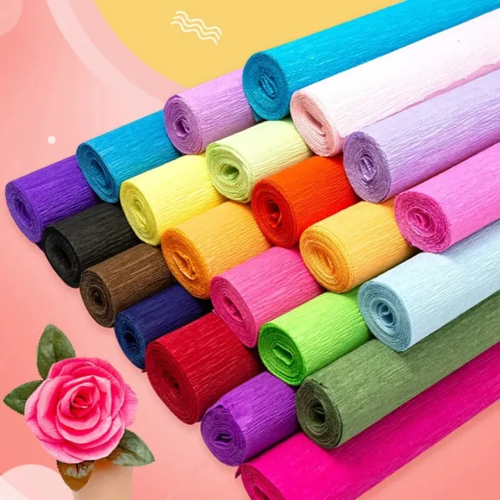 17%20Colors%20250x50cm%20Colored%20Crepe%20Paper%20Roll%20Origami%20Crinkled%20Crepe%20Paper%20Craft%20DIY%20Flowers%20Decoration%20Gift%20Wrapping%20Paper%20Craft%20-%20Image%202