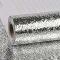 Anti-fouling High-temperature Aluminum Foil Wallpaper Cabinet Film 40cm/60cm*1m Kitchen Oil-proof Self Adhesive Stickers Stove. 