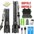 XHP90.2 Powerful 26650 LED Flashlight USB Rechargeable XHP70.2 Tactical Light 18650 Zoomable Waterproof Torch Light. 