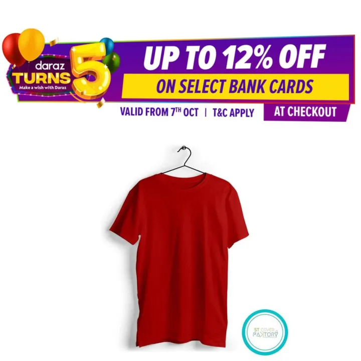 Red t-shirt / premium cotton blend / unisex / men / women / tees