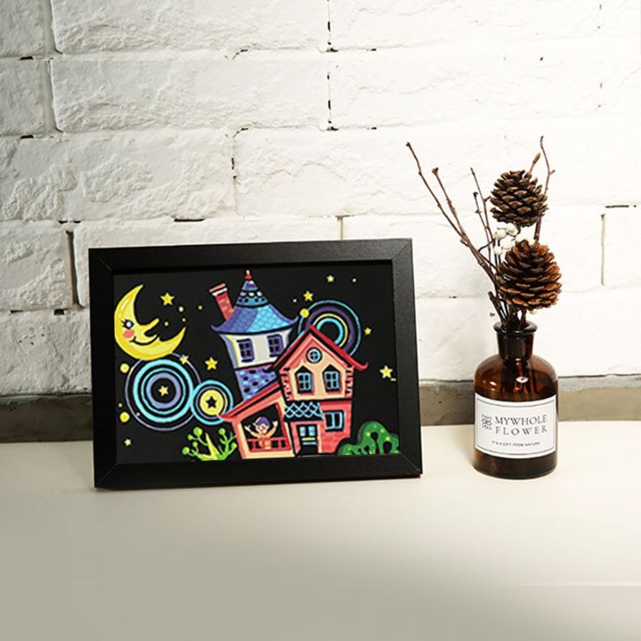 4%20Sheet%20DIY%20Magic%20Scratch%20Painting%20Paper%201x%20Bamboo%20Stick%201x%20Scraping%20Painting%20Pen%201x%20Black%20Brush%20Scraper%20Drawing%20Toy%20-%20Image%205