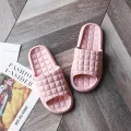 【WEJA】Women Indoor Home Slippers Summer Soft Comfortable Flip Flops Bath Slippers Couple Family Flat Shoes Hotel Sandals. 
