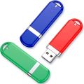 High speed 124 GB ​​USB flash drive external pen drive. 