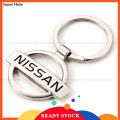 Stainless Steel Metal Nissan Infiniti Car Logo Keychain 3D Key Chain. 