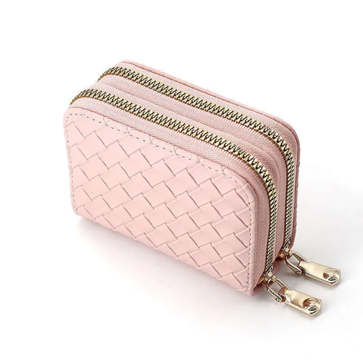 New%20Accordion%20Holder%20Trendy%20Woven%20Pattern%20Wallet%20Large%20Capacity%20Multi-Functional%20Clip%20High-End%20Card%20Case%20-%20Image%208