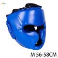 Boxing Headgear Grappling Lightweight Mma Protector Face Guard Boxing Blue Color M. 